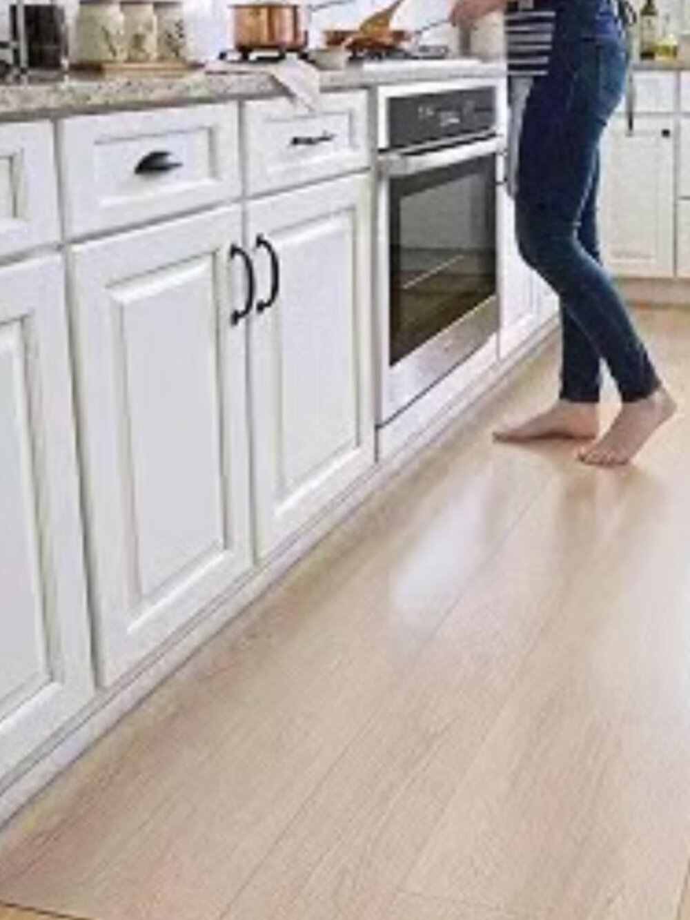 DEXI Plastic Kitchen Runner Rug 31x94, Vinyl Floor Protector Mat Waterproof